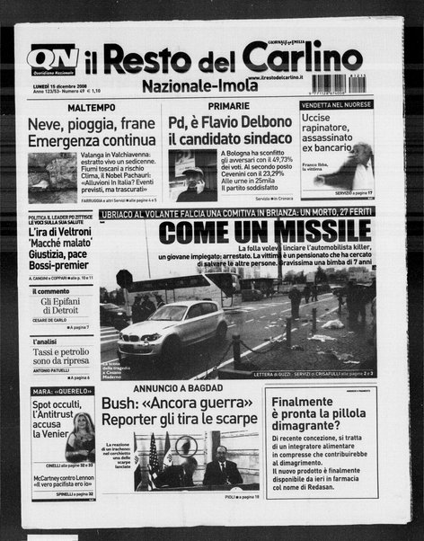 Il Resto del Carlino : giornale dell'Emilia